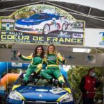 Marine PELAMOURGUES  championne de France Rallyes Co-pilotes