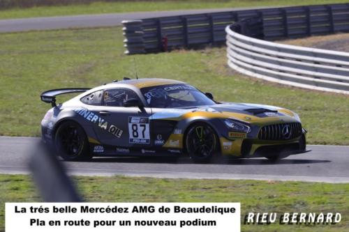 La très belle Mercedes AMG de Beaubelique -Pla  en route pour un nouveau podium 